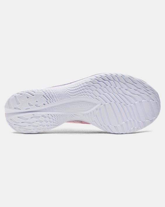 Unisex UA Flow Velociti Elite Running Shoes, White, pdpMainDesktop image number 4